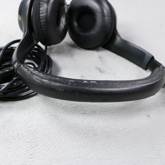 Logitech USB Headset With Mic On-Ear PC Laptop Headphones Volume Control Black - Picture 11 of 12